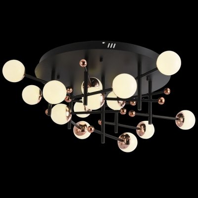 Потолочная люстра Loft Led LED LAMPS 81344 GOLD BLACK Natali Kovaltseva