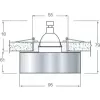 Точечный светильник Downlight DL034C-Black прозрачный