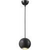 Подвесной светильник Travertino 6626/1L форма шар черный Odeon Light