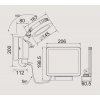 Стеклянный настенный светильник уличный SOLAR W6102S-PIR SL Gr круглый прозрачный Oasis Light