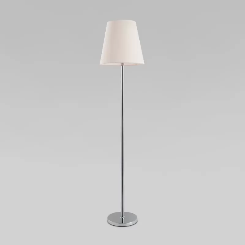 Торшер Amaretto 01166/1 хром конус бежевый Eurosvet Торшер Amaretto 01166/1 хром конус бежевый Eurosvet