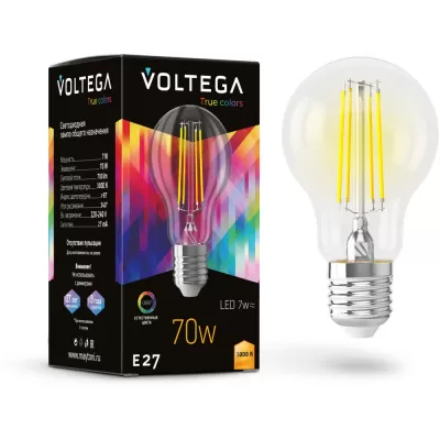 Лампочка светодиодная General purpose bulb E27 7W High CRI 7217 Voltega