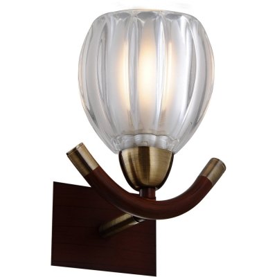 Бра 407 407-01-51ABWBB antique brass + walnut N-Light