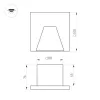 Подсветка для лестниц и ступеней TIE 050875 серый Arlight