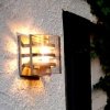 Стеклянный настенный светильник уличный  1838L цилиндр прозрачный Oasis Light