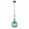 Стеклянный подвесной светильник Candy 10037A форма шар серый Loft It