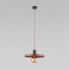 Подвесной светильник  10749 SILA GREEN BRICK круглый коричневый TK Lighting