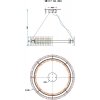 Подвесная люстра Patricia WE117.03.303 цилиндр прозрачная Wertmark