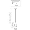 Подвесной светильник Cone 757010 конус желтый Lightstar