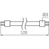 Лампочка светодиодная T8LED 26068