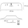 Потолочный светильник Confy 7691/65L цилиндр белый Sonex