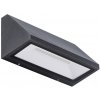 Стеклянный настенный светильник уличный Dwell NC-003054-SB прозрачный