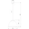Подвесной светильник Faro 3193 Faro Graphite TK Lighting