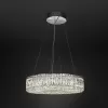 Хрустальная подвесная люстра Iride 101007 LED прозрачная цилиндр Eurosvet