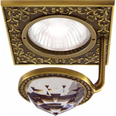 Точечный светильник San Sebastian De Luxe FD1033CLPB Fede коричневый