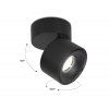 Точечный светильник Techno Spot TN269 цилиндр черный Ambrella