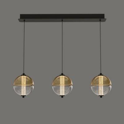 Подвесной светильник MD24022079 MD24022079-3B black/amber DeLight Collection