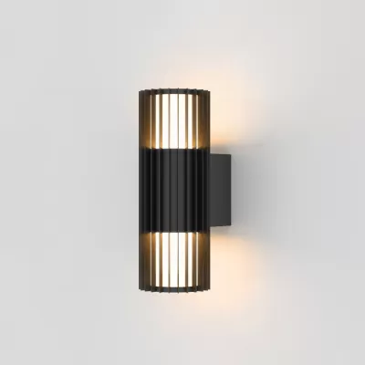 Светодиодный настенный светильник уличный Entero 35189/W черный Elektrostandard