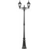Стеклянный наземный фонарь QUADRO M lead GLASS 79909MAlgW Bl прозрачный Oasis Light