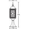 Стеклянный наземный фонарь LONDON S 64804S Bl белый Oasis Light