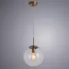 Стеклянный подвесной светильник Volare A1925SP-1AB форма шар прозрачный Artelamp