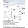 Потолочная люстра Laurens SF3386/6C-WT-WD белая конус Seven Fires