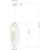 Подвесной светильник Wabi Sabi SL1522.533.01 форма шар белый ST Luce