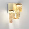 Стеклянный настенный светильник Flow 5105/11WL цвет янтарь Odeon Light