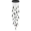Стеклянная потолочная люстра Afalina 5442/137L белая Odeon Light