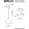 Подвесной светильник Адам Смарт CL228B011 форма шар белый Citilux