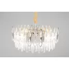 Хрустальная подвесная люстра Riposto OML-71703-08 прозрачная Omnilux