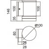 Архитектурная подсветка TUBE 6047 Bl прозрачный Oasis Light