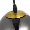 Стеклянный подвесной светильник Freddie A2231SP-1PB форма шар Artelamp