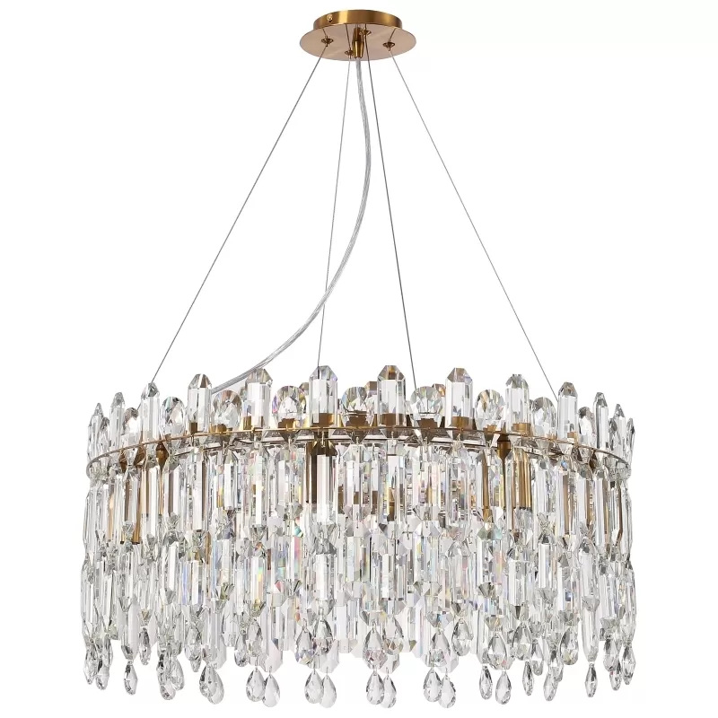 Хрустальная подвесная люстра Legacy 2158/05/08P прозрачная Stilfort Хрустальная подвесная люстра Legacy 2158/05/08P прозрачная Stilfort