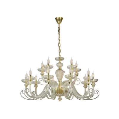 Подвесная люстра Annette 8620+5/C mat.soft gold clear Newport Подвесная люстра Annette 8620+5/C mat.soft gold clear Newport