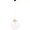 Стеклянный подвесной светильник Selene 2033-C форма шар прозрачный Loft It