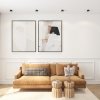 Точечный светильник LUND DK2601-BK черный цилиндр Denkirs