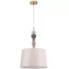 Стеклянный подвесной светильник Homi 5040/1 конус бежевый Odeon Light