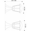 Наземный фонарь Enif A6064FN-1BK прозрачный Artelamp