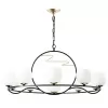 Стеклянная подвесная люстра Enna 762117 форма шар белая Lightstar