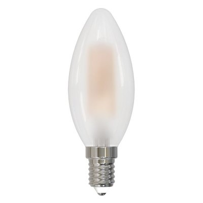 Лампочка светодиодная филаментная LED-C35-SLF LED-C35-6W/3000K/E14/FR/SLF Volpe