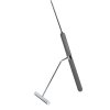 Стеклянный торшер  LDF 6011-1 CHR форма шар белый Lumina Deco