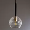Стеклянный подвесной светильник  MARISOL01 прозрачный форма шар ImperiumLoft