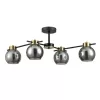 Стеклянная потолочная люстра Emina 8059/4C форма шар Lumion