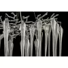 Хрустальная подвесная люстра Tavenna Nickel Tavenna H 1.5.46.101 N прозрачная Dio D'Arte