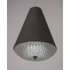 Стеклянный подвесной светильник  CL.8301-GR конус прозрачный