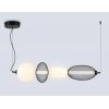 Стеклянный подвесной светильник High Light LH11010 белый форма шар Ambrella