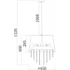 Подвесной светильник CHARM 652/3S White белый Escada