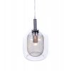 Стеклянный подвесной светильник Bessa LDP 11337 SL цилиндр прозрачный Lumina Deco