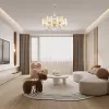 Подвесная люстра Florentia-9787 309787/6 Wh/Gd цилиндр белая